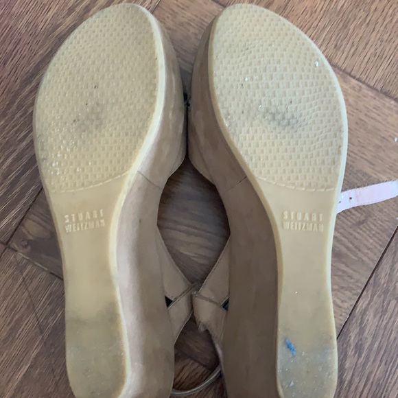 Stuart Weitzman Nude Wedges - Picture 3 of 4